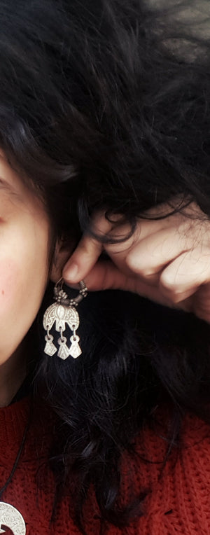 Antique Mauritanian Hoop Earrings - SMALL