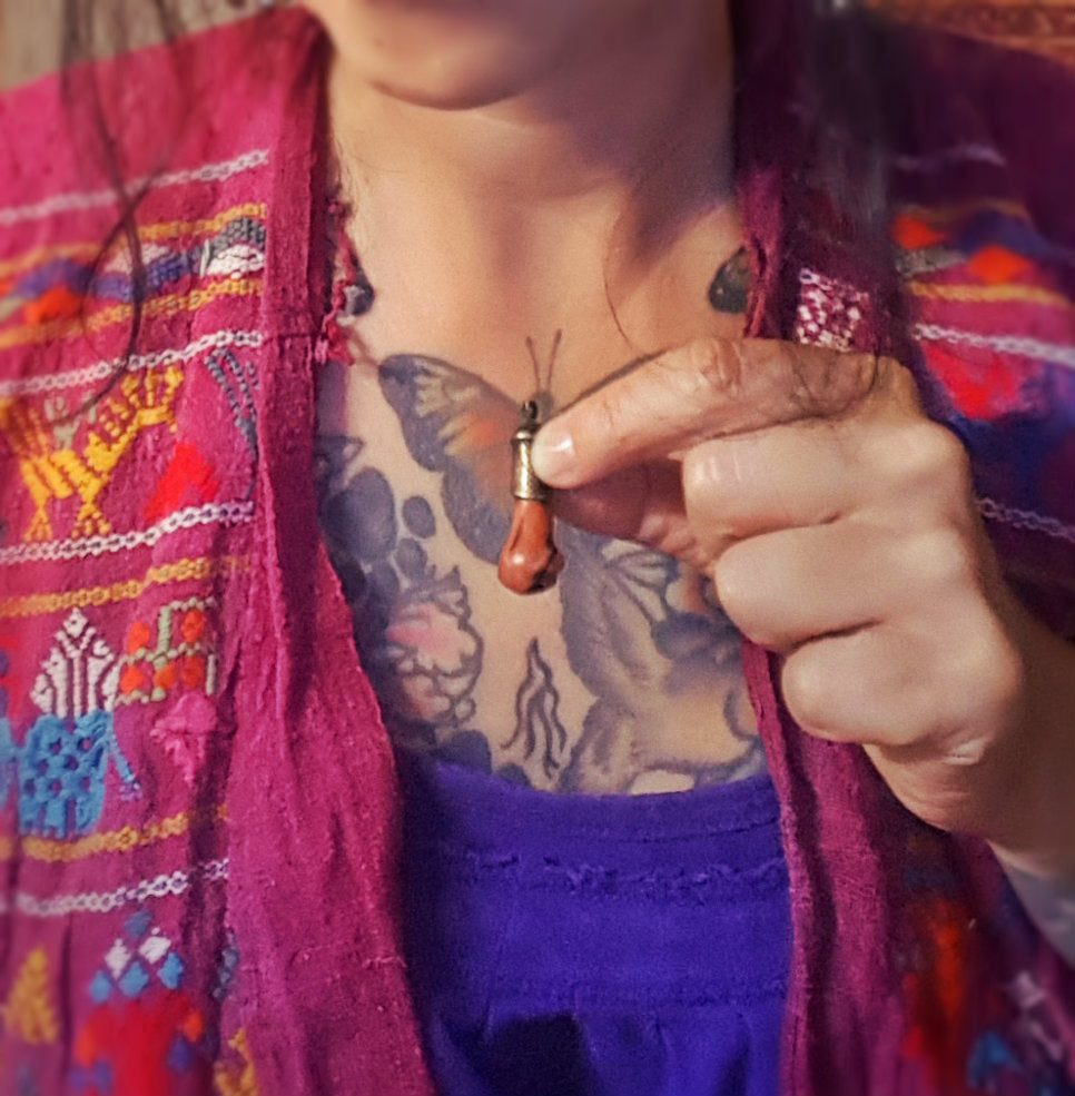 Antique Coral Pendant from Morocco