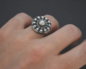 Old Rajasthani Silver Ring - Size 5