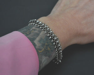 Ethnic Link Bracelet - Sterling Silver