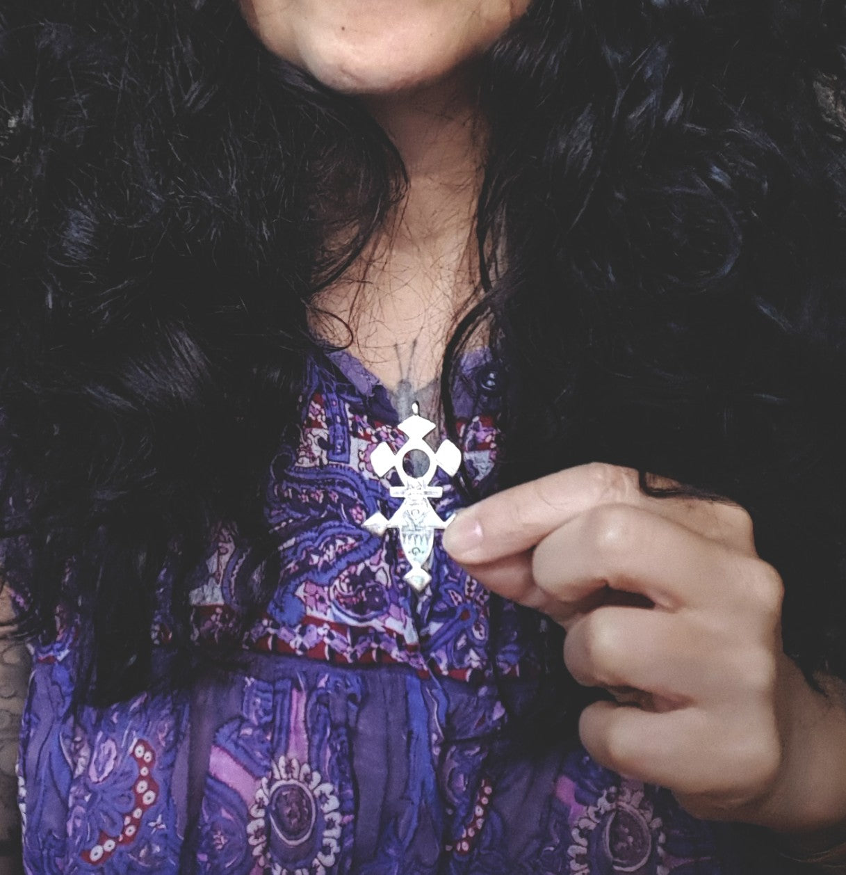 Sterling Silver Tuareg Cross Pendant