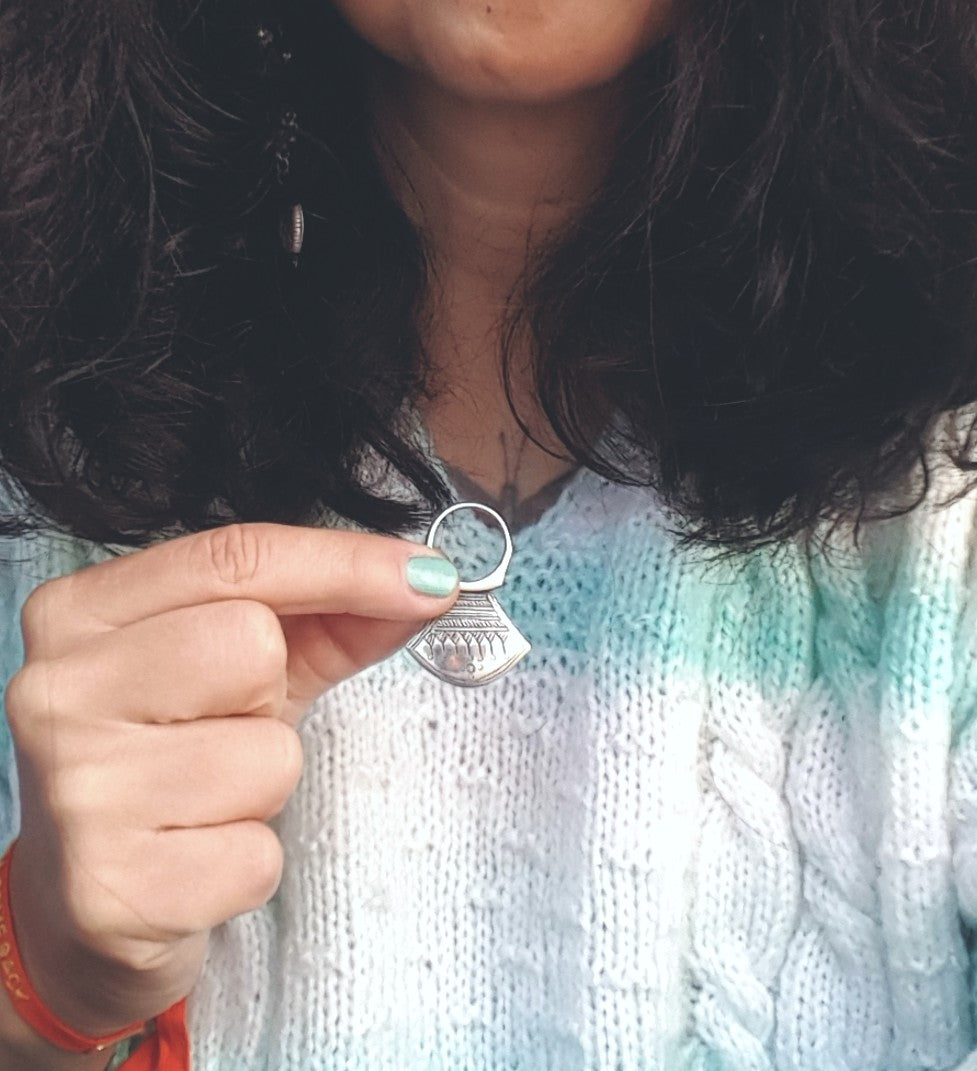 Tuareg Silver Cross Pendant