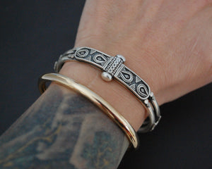 Indian Silver Bracelet - Double Row