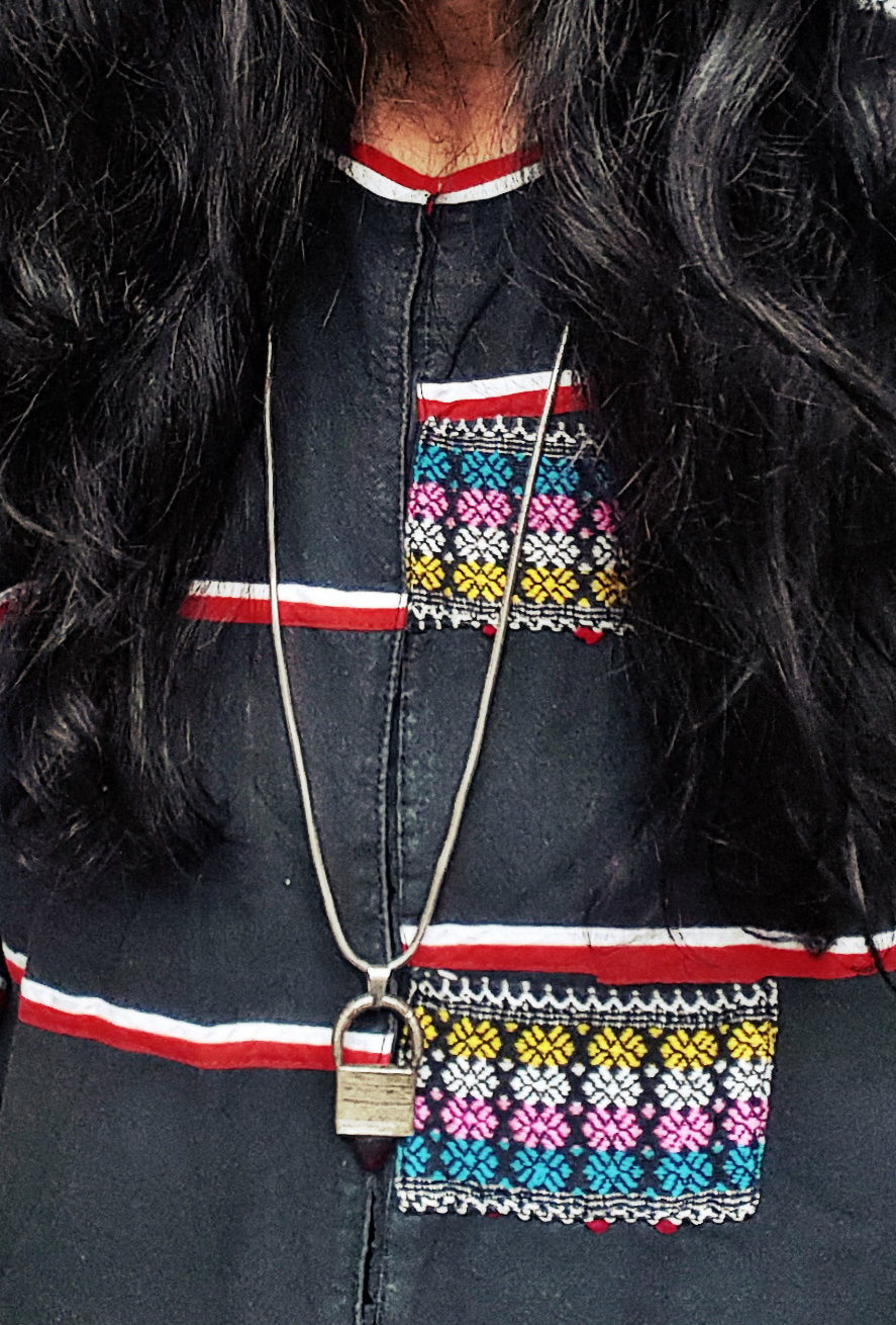 Tuareg Ingall Cross on Silver Chain