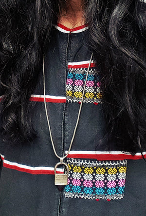 Tuareg Ingall Cross on Silver Chain