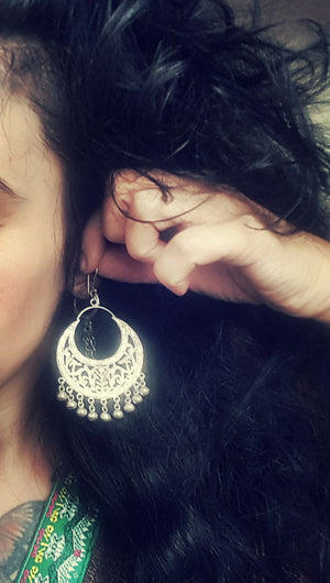 Vintage Moroccan Earrings with Bells
