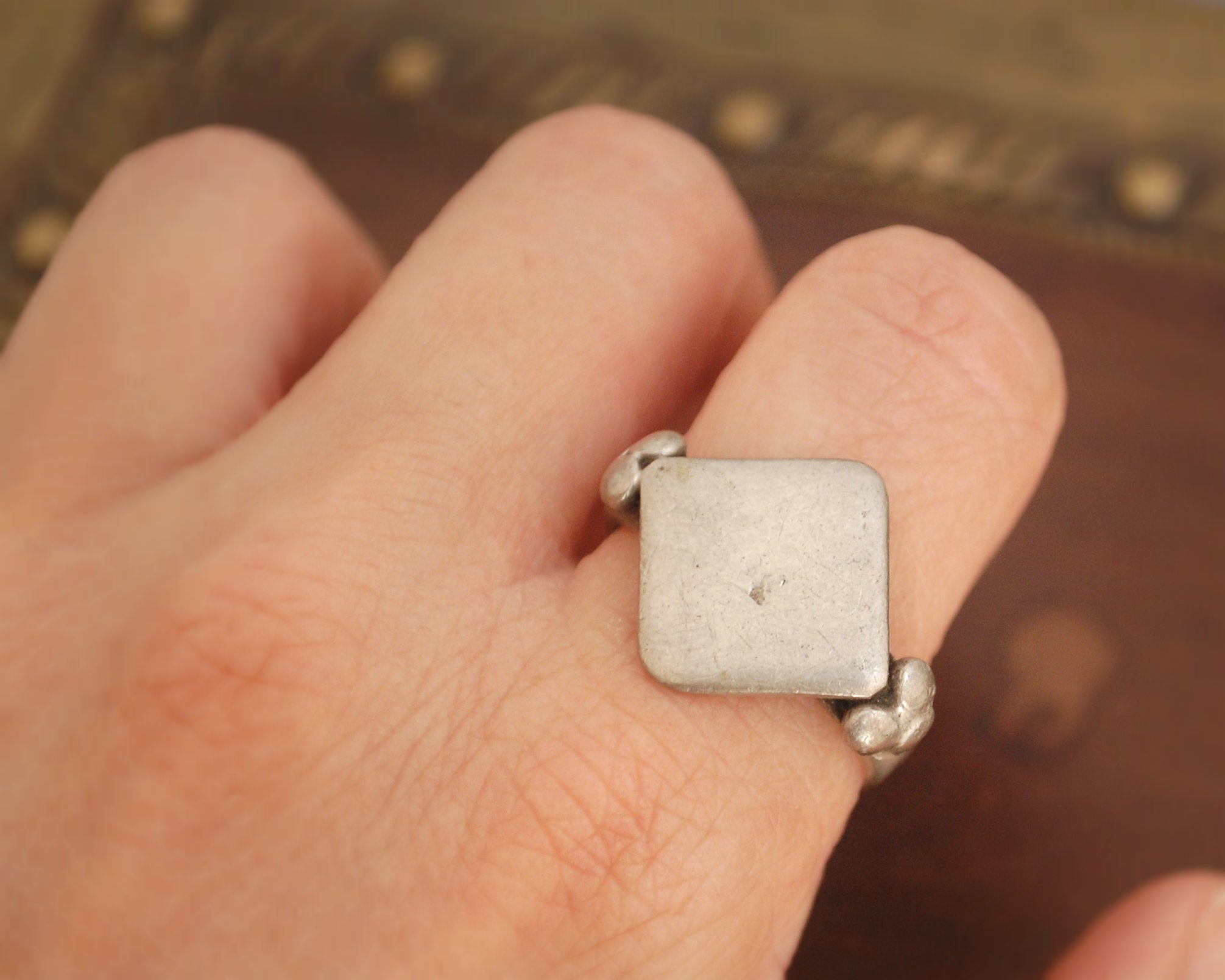 Old Fulani Ring from Mali - Size 11