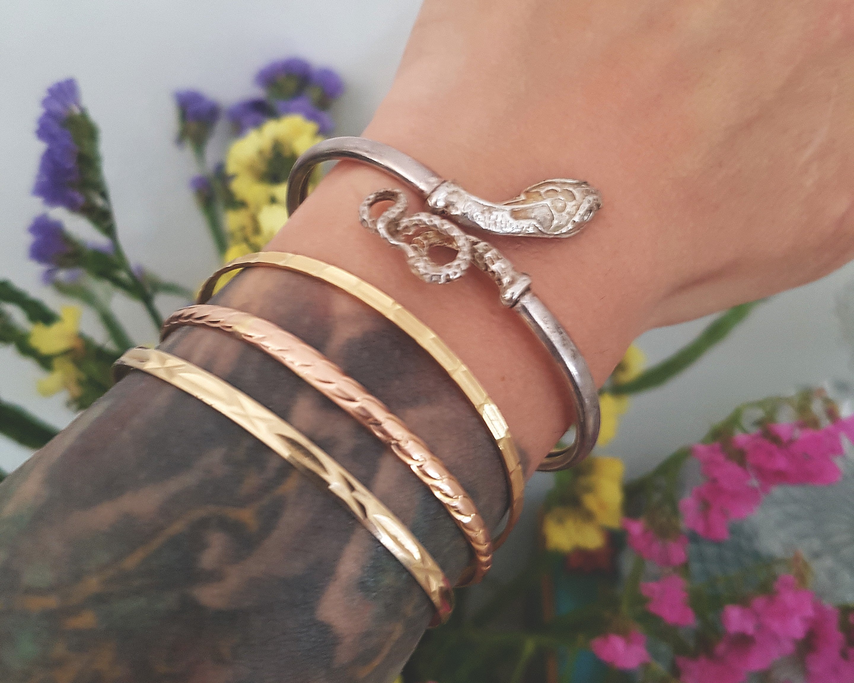 Vintage Snake Bracelet - SMALL