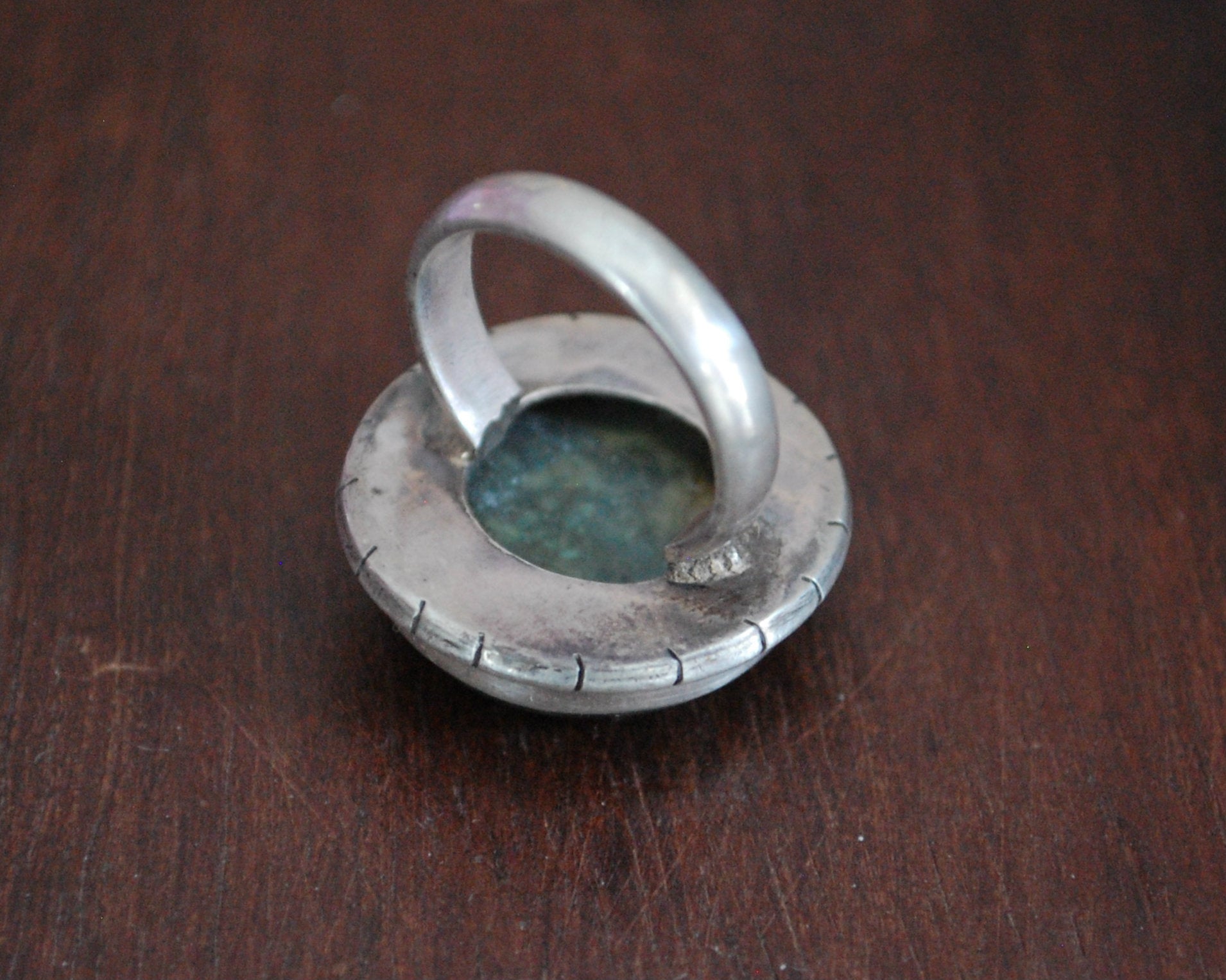Ethnic Labradorite Ring - Size 6
