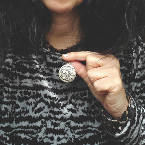 Native American Hopi Eagle Pendant