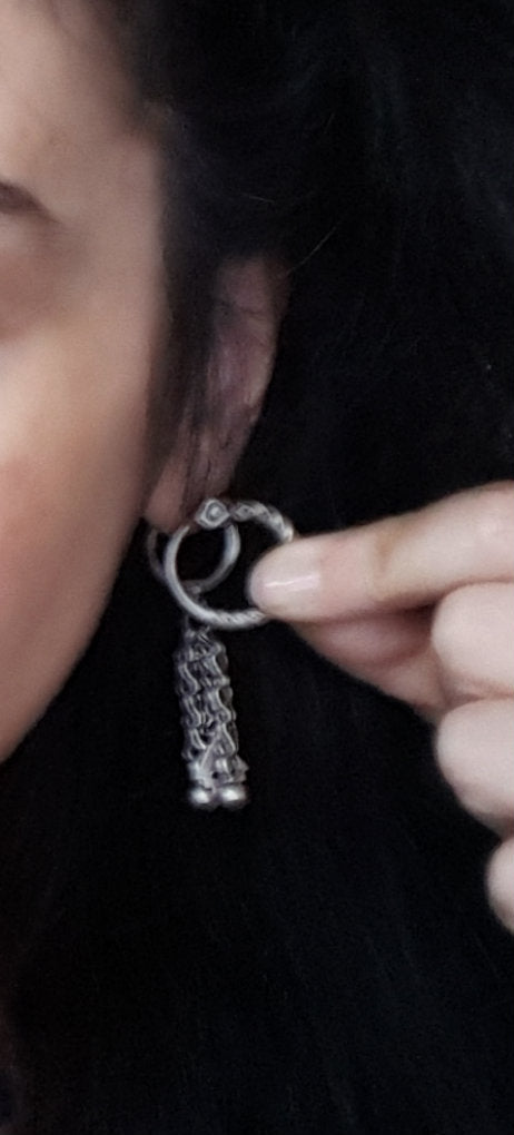 Tuareg Tsabit Hoop Earrings