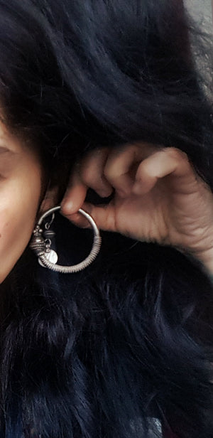 Omani Bedouin Hoop Earrings