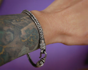 Woven Rajasthani Snake Chain Bracelet