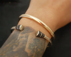 Tuareg Silver Bracelet with Ebony