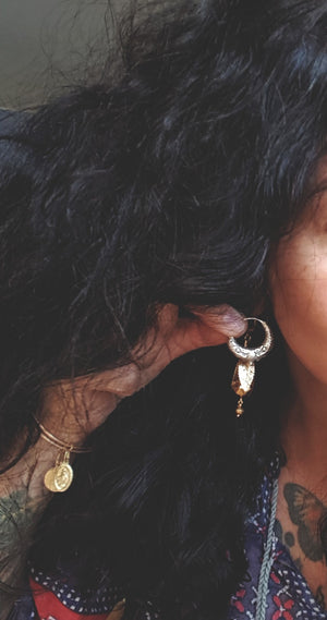 Nepali Hoop Earrings - SMALL / MEDIUM