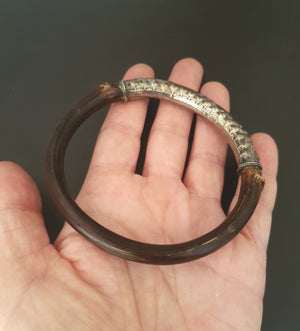 Chinese Bamboo Bracelet with Silver