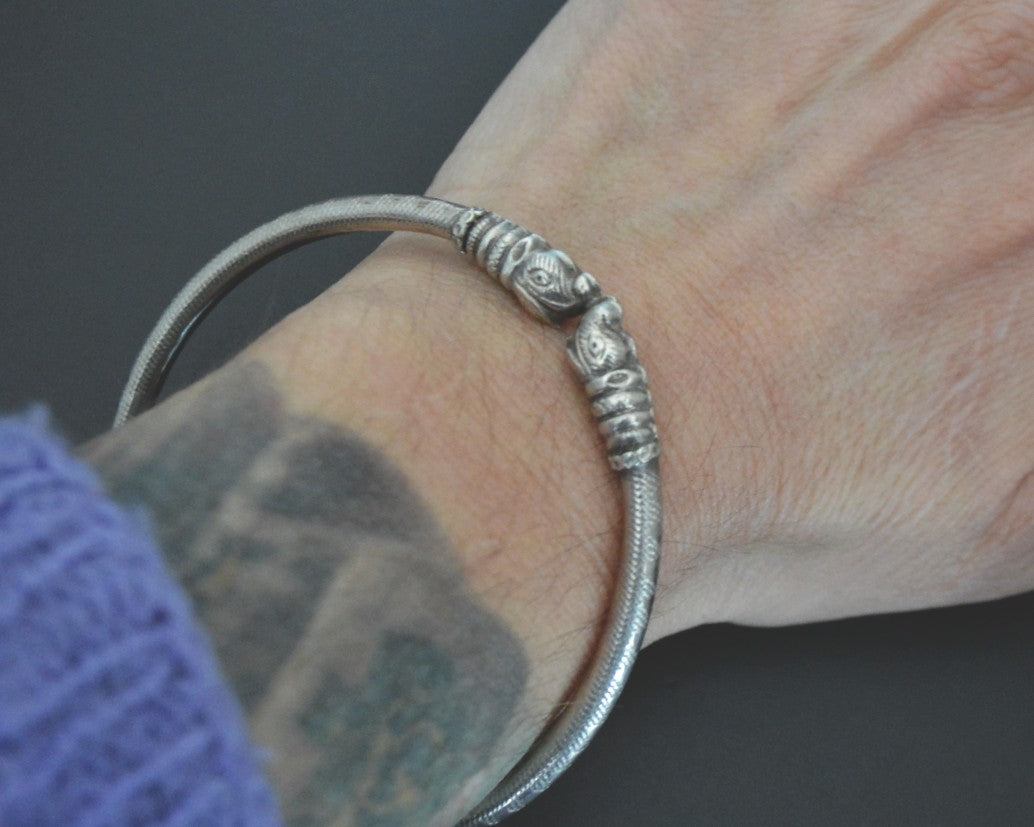 Indian Elephant Bangle Bracelet