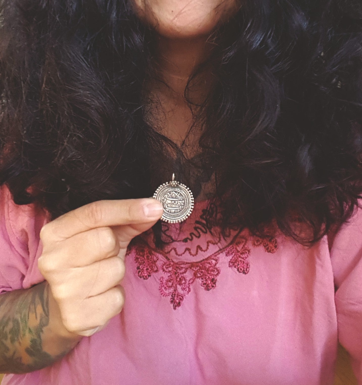 Arabic Script Amulet Pendant