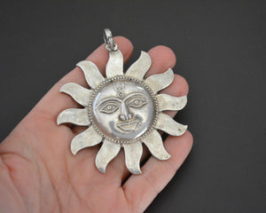 Surya Sun Gold Pendant from India