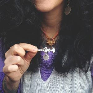 Berber Dagger Pendant with Coin