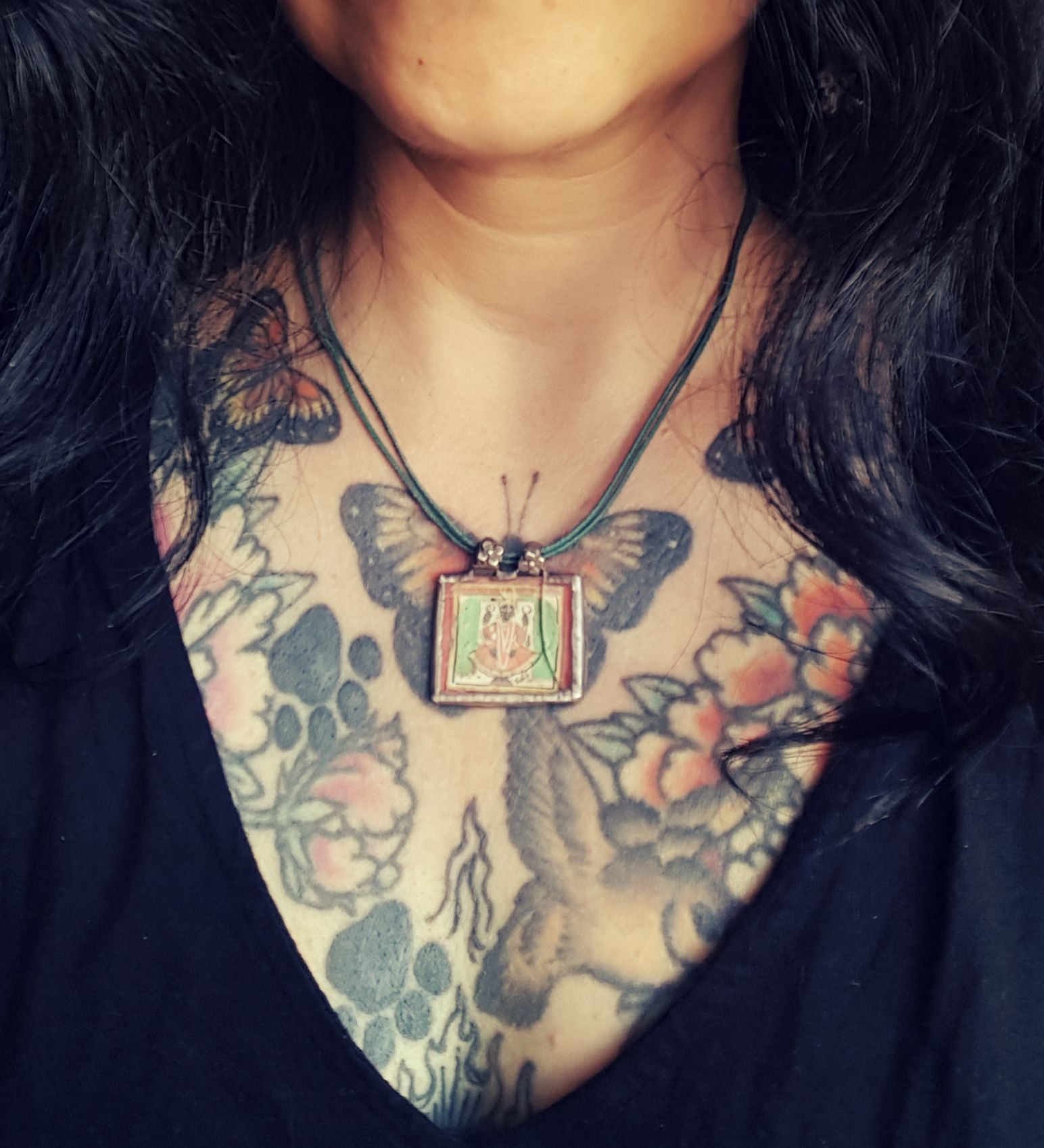 Old Indian Painting Amulet