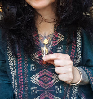 Sun Star Stone Pendant with Sterling Silver Setting