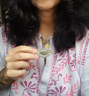 Kazakh Pendant with Gilding