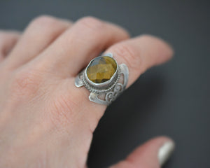 Tiger Eye Ring from India - Size 7.5