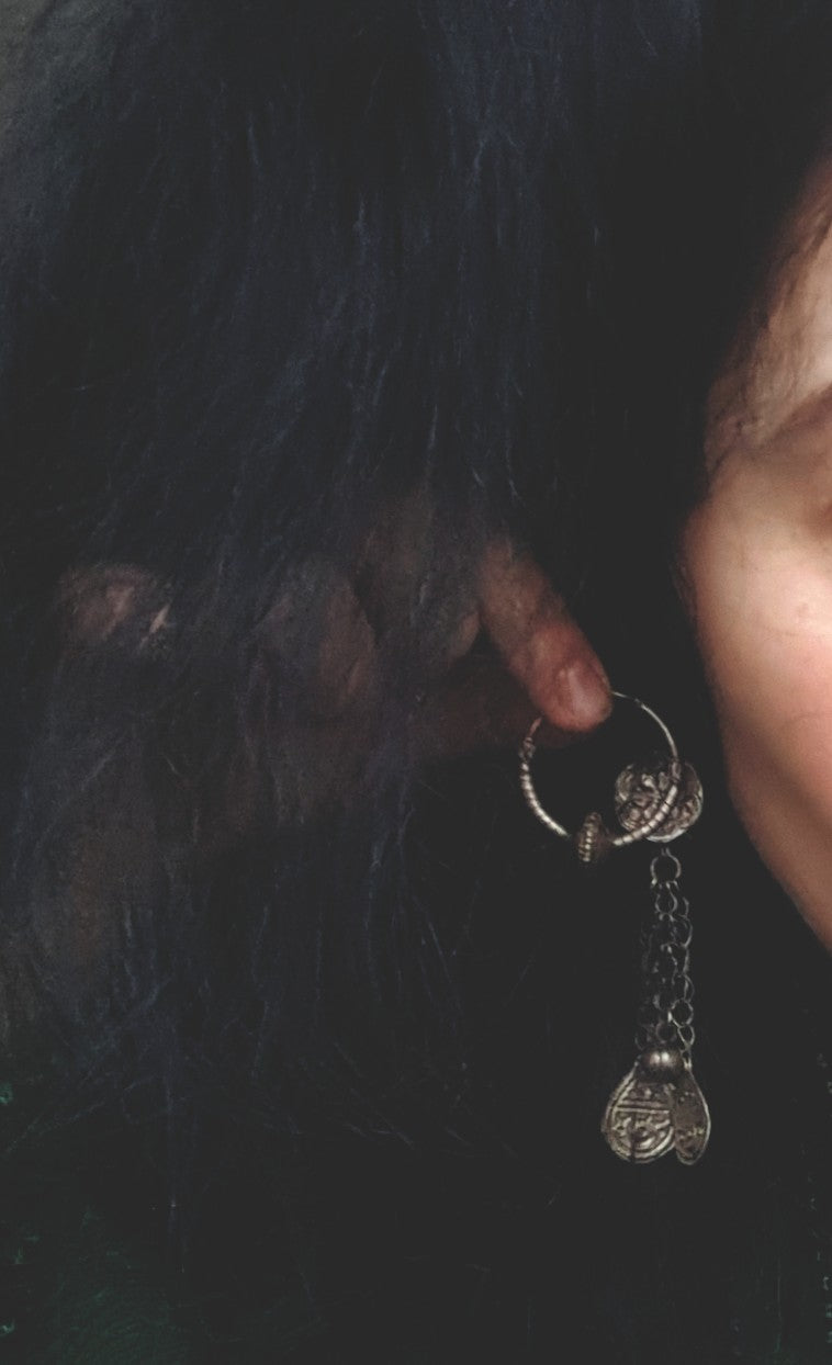 Ethnic Bali Hoop Earrings - SMALL/MEDIUM
