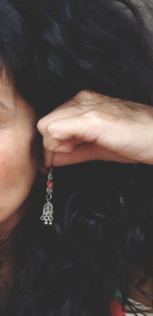 Yemeni Filigree Dangle Earrings