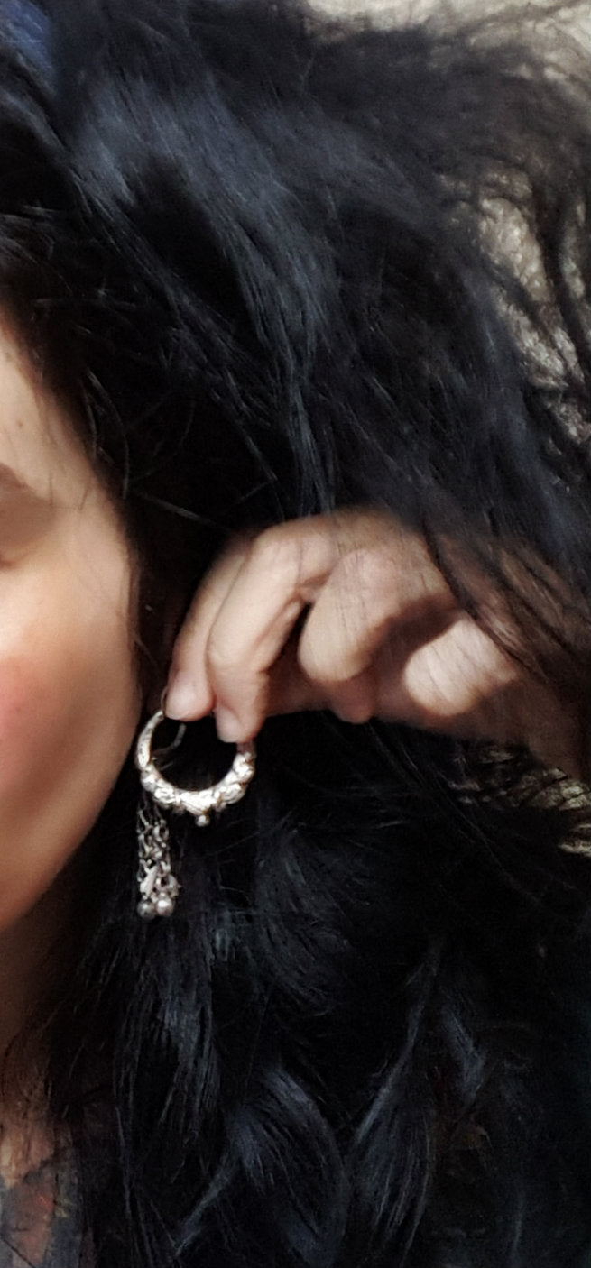 Nepali Hoop Earrings - MEDIUM