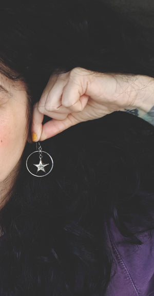Star Dangle Earrings