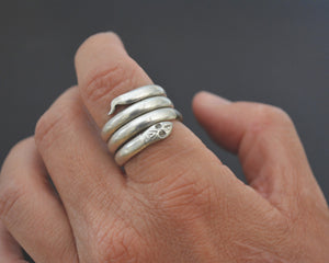 Snake Coil Ring from Egypt - Size 9