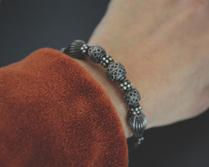 Indian Snake Chain Bracelet with Beads