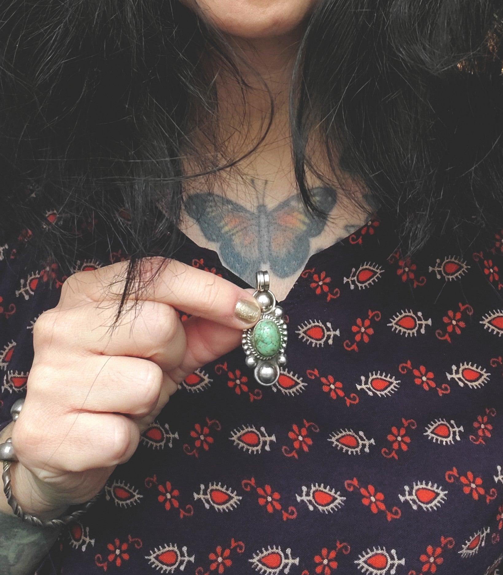 Nepali Turquoise Pendant