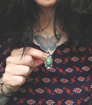 Nepali Turquoise Pendant