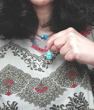 Turquoise Pendant from India