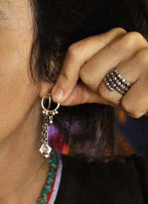 Rajasthani Hoop Earring with Bell - XS