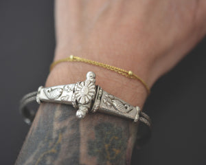 Rajasthani Snake Chain Bracelet with Fishes