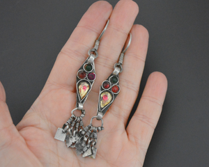 Rajasthani Earrings with Glass