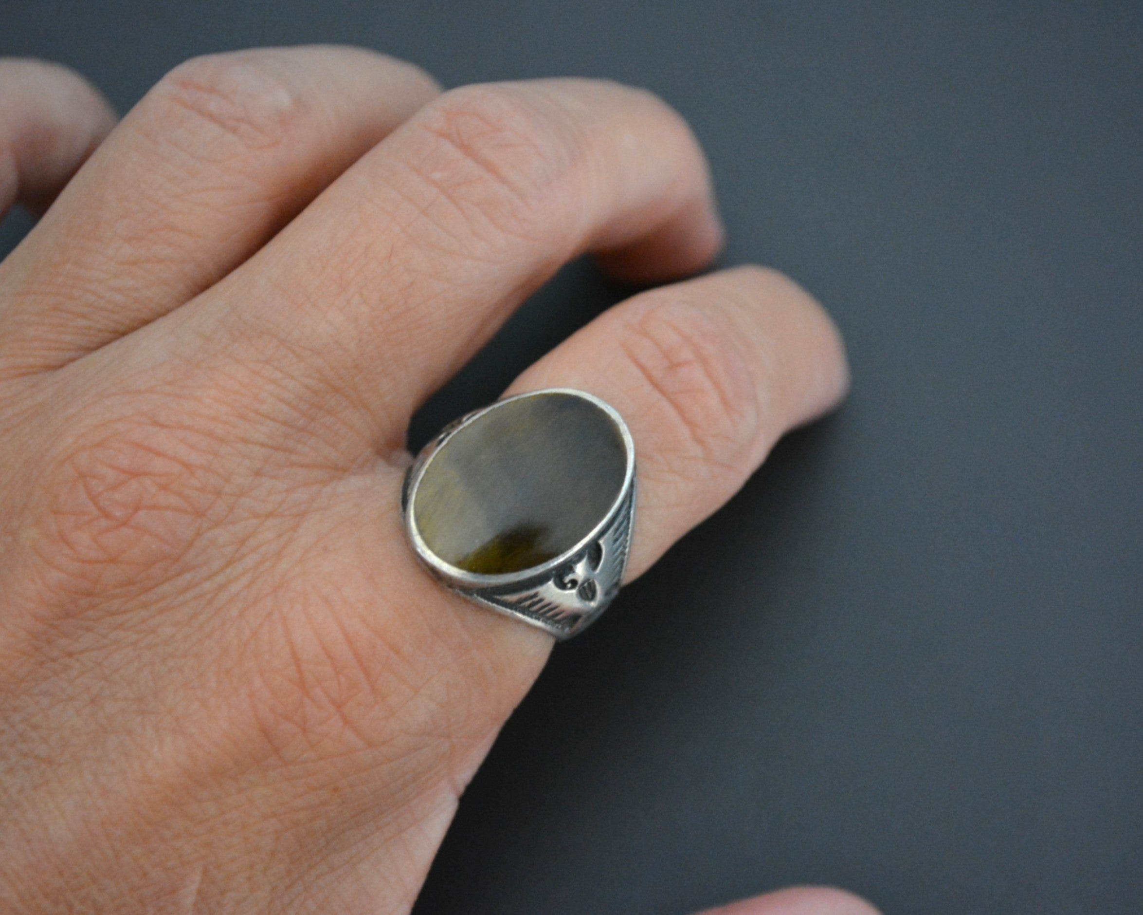 Thunderbird Tiger Eye Ring - Size 7.25