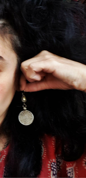 Ethnic Coin Earrings