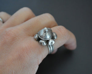 Afghani Silver Ring - Size 8