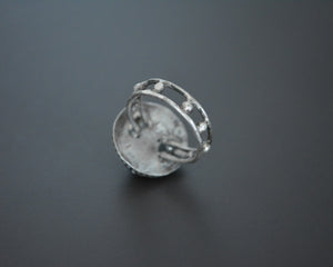 Old Afghani Coral Ring - Size 6