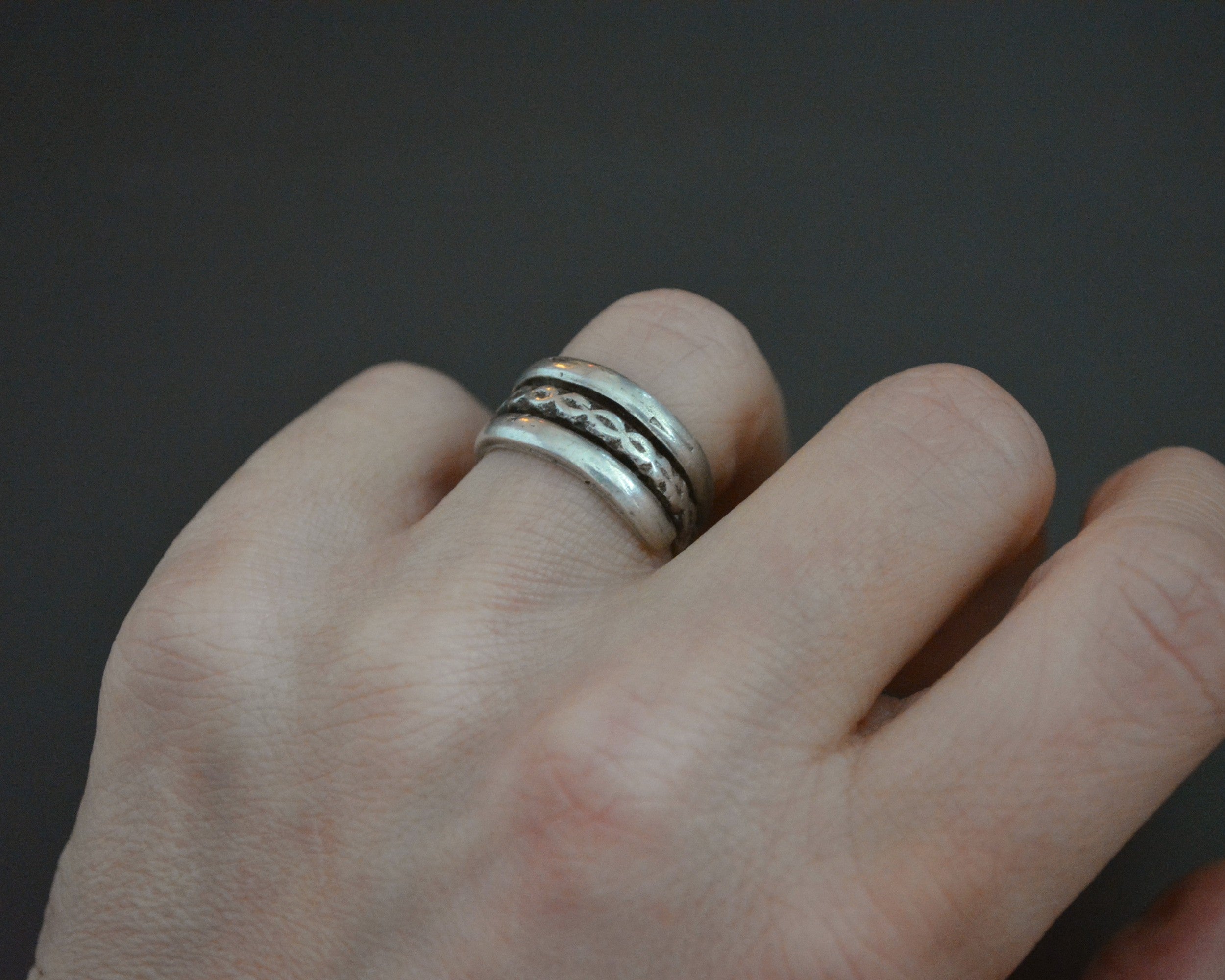 Old Coil Ring from India - 6