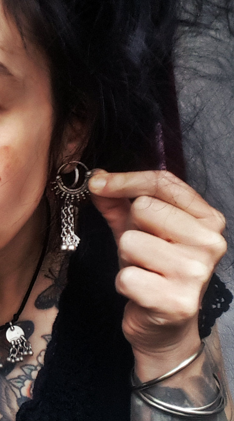 Antique Ethiopian Hoop Earrings