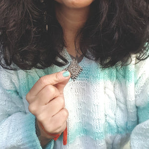 Rajasthani Silver Amulet Pendant