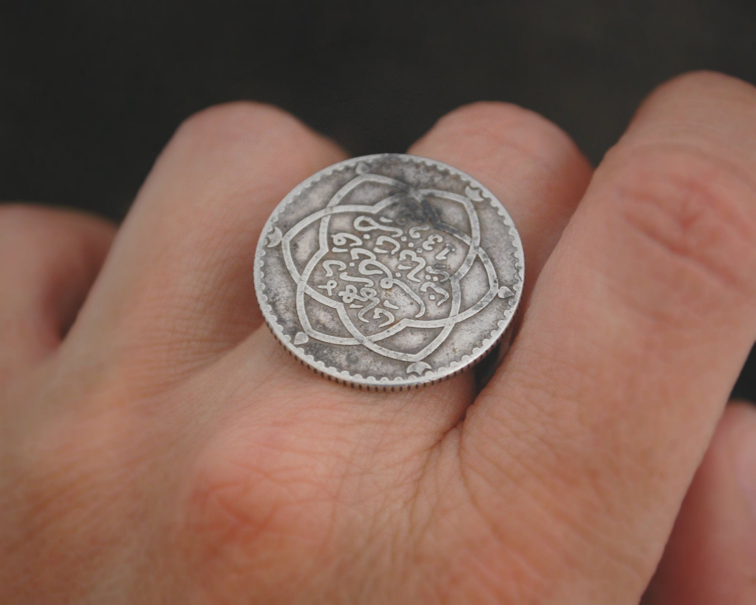 Moroccan Coin Ring - Size 6
