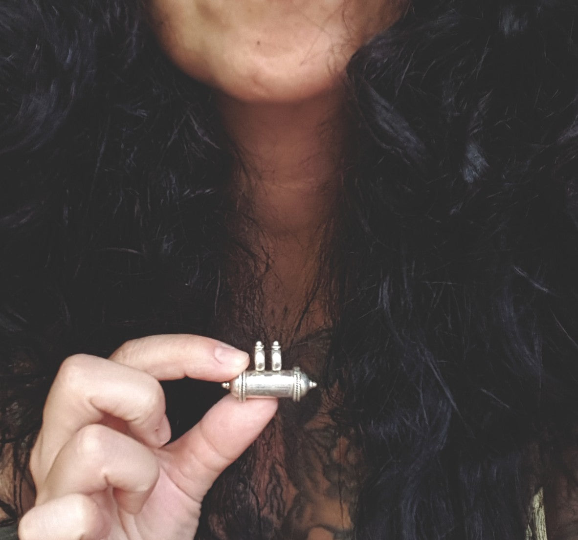 Openable Box Pendant from India