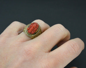 Ganesha Brass Ring - Size 6